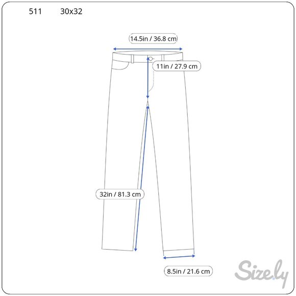 511‎ Black Pants Multiple Pockets Elastic Waistband 30x32 - Picture 8 of 8